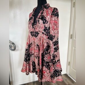 Free People Field of Butterflies High Low Top